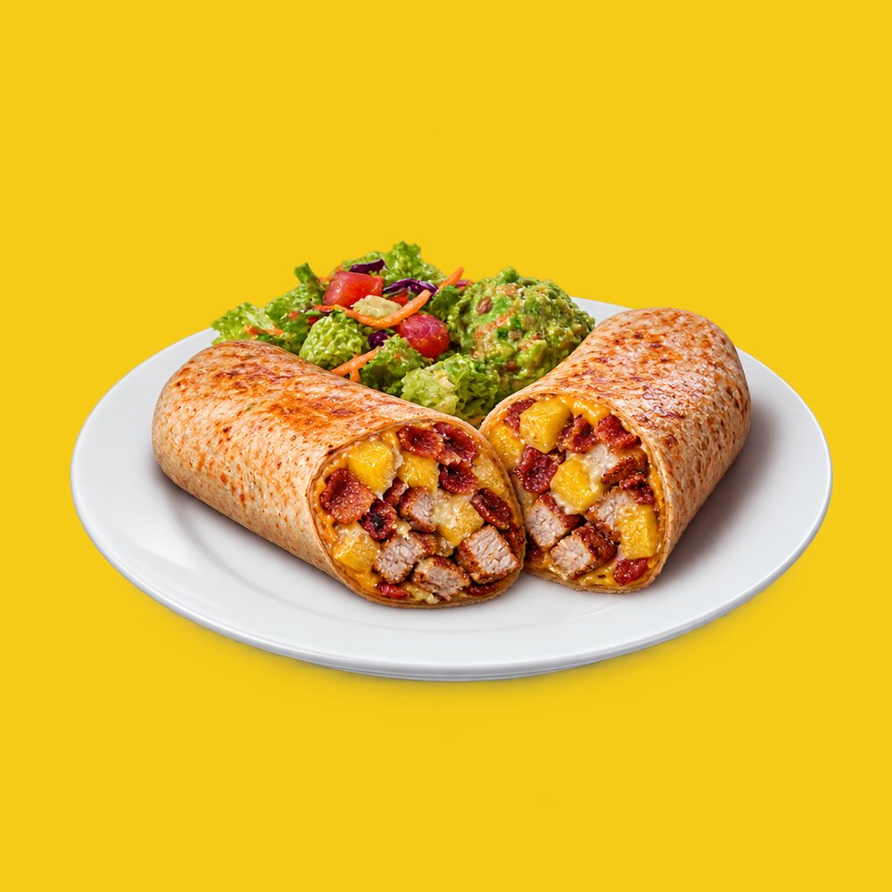 Burrito hawaiano con queso