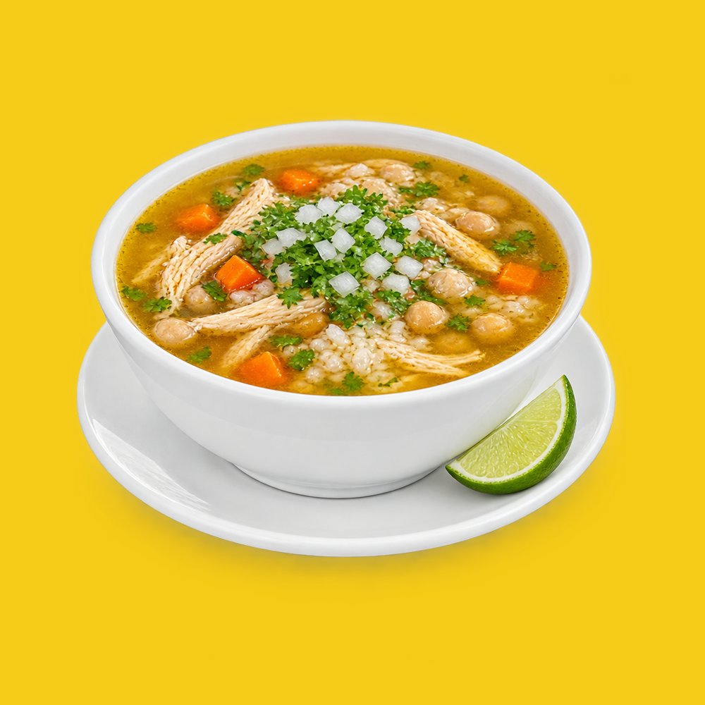 Consomé de pollo