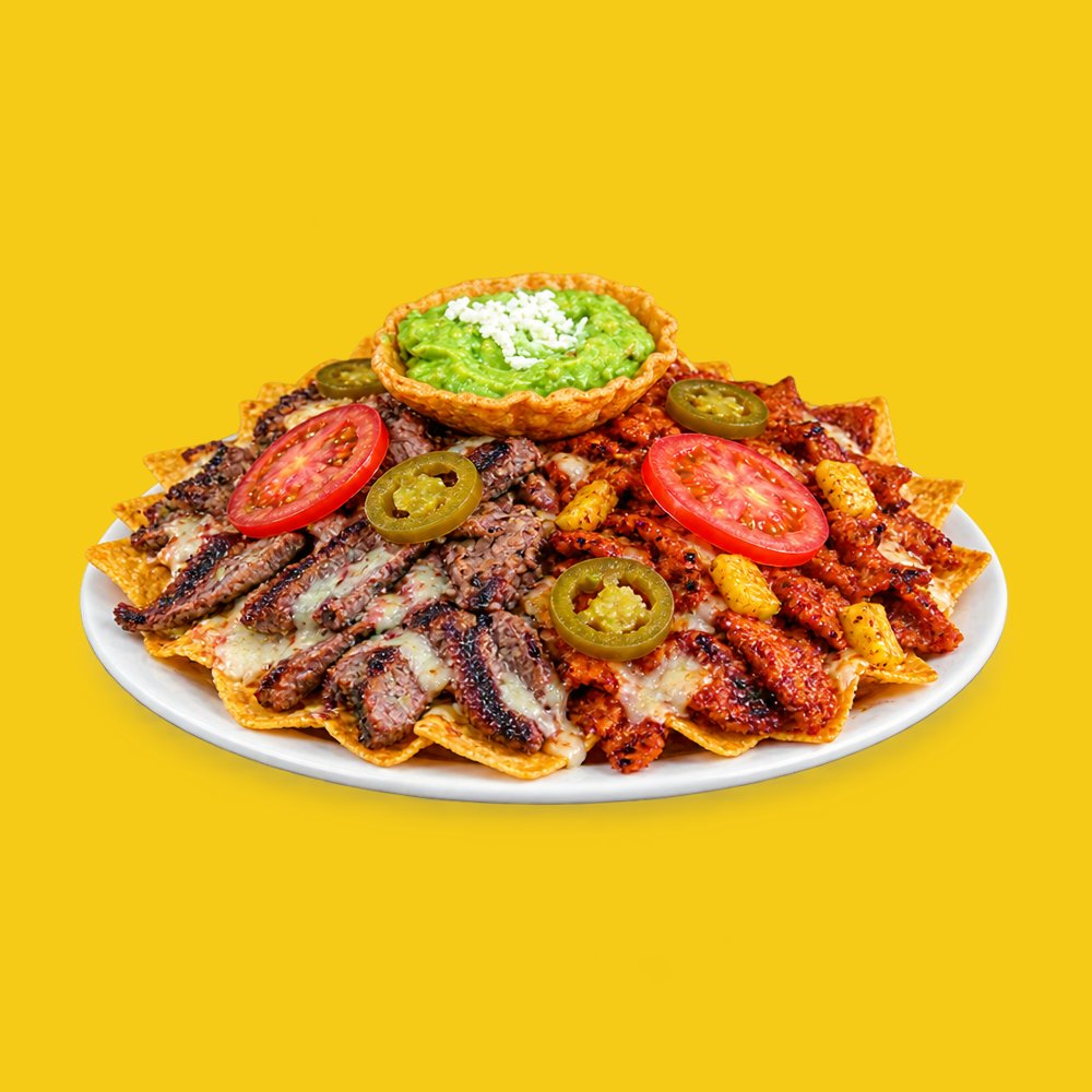 Súper nachos chilango (2 personas)